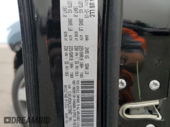 2020 Jeep Cherokee Limited с VIN 1C4PJMDXXLD579067, выставлен на аукционе Copart как лот 58209455 с пробегом 79 941 миль миль и Списание • Salvage title. История ставок и продаж доступна на DreamBid. Изображение 14.