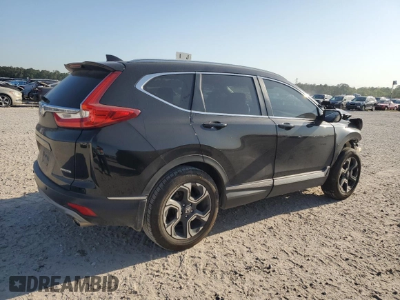 2017 Honda CR-V Touring with VIN 5J6RW1H97HL016344, listed as a Copart auction lot 51812315 with 47,795 mi miles and Salvage Title. Bid and sale history available at carsss.com. Image 3.
