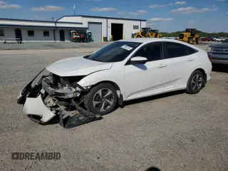 2019 Honda Civic LX with VIN 19XFC2F63KE012498, listed as a Copart auction lot 51958255 with 115,419 mi miles and Salvage Title. Bid and sale history available at DreamBid. Image 1.