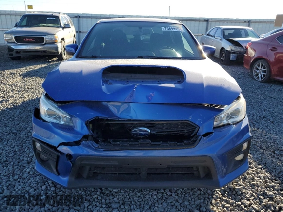 2018 Subaru WRX Premium with VIN JF1VA1C64J8836203, listed as a Copart auction lot 43022135 with 77,843 mi miles and Salvage Title. Bid and sale history available at carsss.com. Image 5.