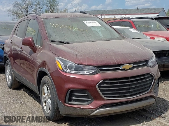 2017 Chevrolet Trax LT with VIN 3GNCJLSB0HL250919, listed as a IAAI auction lot 42092001 with 101,920 mi miles. Bid and sale history available at carsss.com. Image 6.