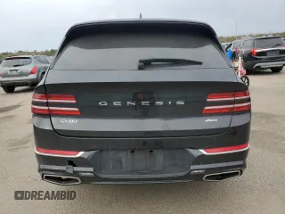 2024 Genesis GV80 with VIN KMUHBDSB6RU161748, listed as a Copart auction lot 46913355 with Not Provided miles and Salvage Title. Bid and sale history available at DreamBid. Image 6.