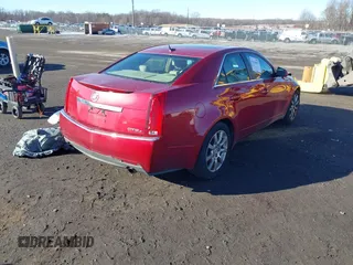 2008 Cadillac CTS RWD w/1SB with VIN 1G6DR57V880198119, listed as a IAAI auction lot 41426637 with 150,388 mi miles. Bid and sale history available at carsss.com. Image 4.