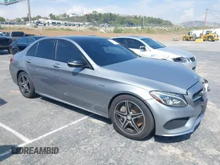 2016 Mercedes-Benz C 450 AMG with VIN 55SWF6EB2GU136954, listed as a IAAI auction lot 42174534 with 163,818 mi miles and . Bid and sale history available at DreamBid. Image 1.