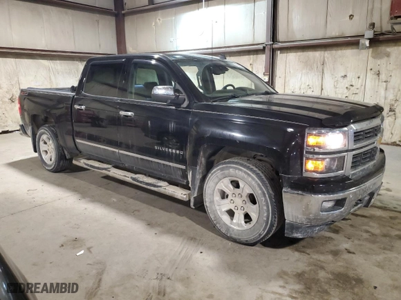 2014 Chevrolet Silverado 1500 LTZ with VIN 3GCUKSEC7EG137661, listed as a Copart auction lot 44549155 with 142,972 mi miles and Salvage Title. Bid and sale history available at carsss.com. Image 4.