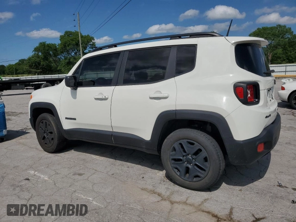 2018 Jeep Renegade Upland с VIN ZACCJBAB5JPH35056, выставлен на аукционе Copart как лот 56833755 с пробегом 100 949 миль миль и Списание • Salvage title. История ставок и продаж доступна на DreamBid. Изображение 2.