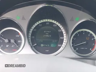2011 Mercedes-Benz C 300 Sport with VIN WDDGF8BB1BR135955, listed as a IAAI auction lot 41983508 with 214,823 mi miles and . Bid and sale history available at DreamBid. Image 7.
