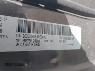 2018 Dodge Charger SXT with VIN 2C3CDXBG6JH126031, listed as a IAAI auction lot 41400041 with 127,906 mi miles and . Bid and sale history available at DreamBid. Image 9.