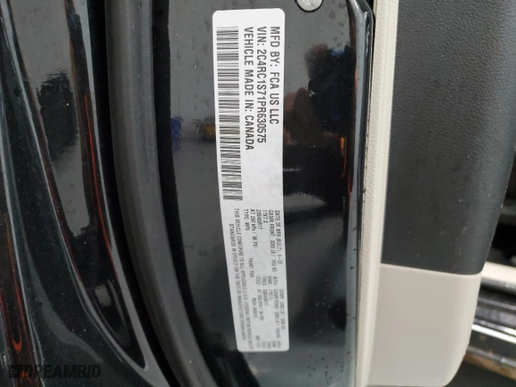 2023 Chrysler Pacifica Hybrid Limited with VIN 2C4RC1S71PR630575, listed as a Copart auction lot 52733305 with 45,381 mi miles and Salvage Title. Bid and sale history available at carsss.com. Image 14.