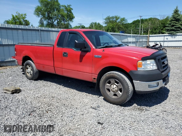 2005 Ford F-150 XL with VIN 1FTRF12255KC49318, listed as a Copart auction lot 62520105 with 118,268 mi miles and Clean title. Bid and sale history available at DreamBid. Image 4.