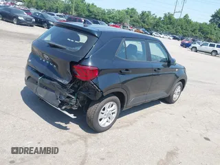 2022 Hyundai Venue SE with VIN KMHRB8A37NU207652, listed as a IAAI auction lot 42536051 with 36,828 mi miles and . Bid and sale history available at DreamBid. Image 4.