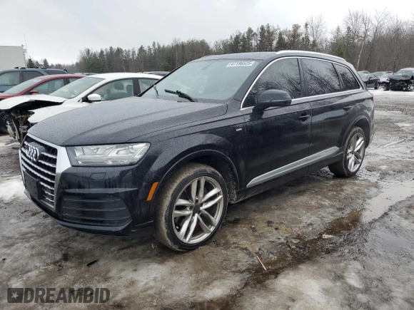 2017 Audi Q7 Prestige with VIN WA1WAAF76HD051034, listed as a Copart auction lot 47196525 with 186,394 mi miles and Clean Title. Bid and sale history available at carsss.com. Image 1.