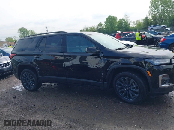 2023 Chevrolet Traverse RS z VIN 1GNEVJKWXPJ290497, wystawiony jako IAAI lot #42200665 z przebiegiem 50 140 mil mil oraz . Historia ofert i sprzedaży dostępna na DreamBid. Obrazek 14.