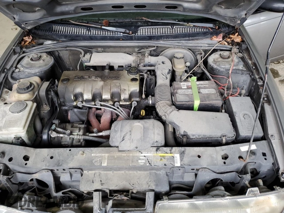 1998 Saturn SL with VIN 1G8ZF5285WZ204569, listed as a Copart auction lot 43624765 with 318,544 mi miles and Salvage Title. Bid and sale history available at carsss.com. Image 13.