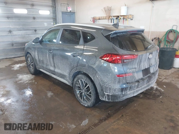 2019 Hyundai Tucson Ultimate with VIN KM8J3CAL0KU063161, listed as a IAAI auction lot 41606894 with 56,037 mi miles. Bid and sale history available at carsss.com. Image 3.