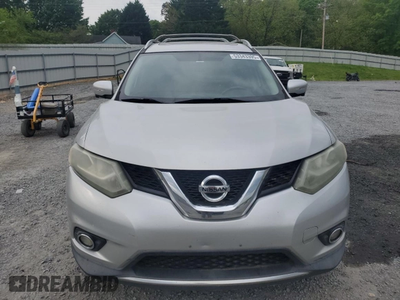 2014 Nissan Rogue SL with VIN 5N1AT2MV5EC866288, listed as a Copart auction lot 53343395 with 321,313 mi miles and Clean Title. Bid and sale history available at carsss.com. Image 5.