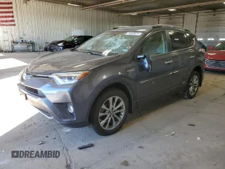 2017 Toyota RAV4 Hybrid Limited with VIN JTMDJREV0HD123969, listed as a Copart auction lot 74329974 with 0 mi miles and Clean Title. Bid and sale history available at carsss.com. Image 1.