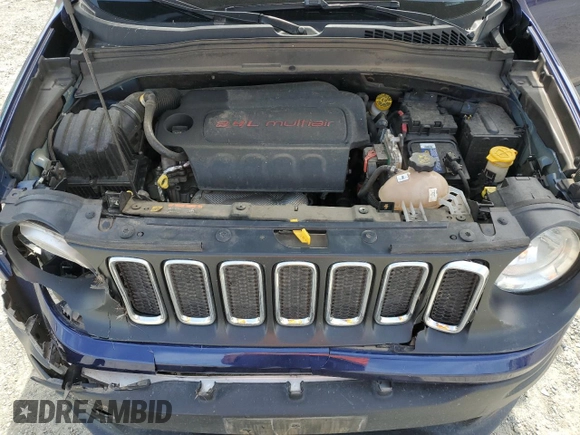 2017 Jeep Renegade Sport с VIN ZACCJBAB2HPG21509, выставлен на аукционе Copart как лот 53107375 с пробегом 54 565 миль миль и Списание • Salvage title. История ставок и продаж доступна на DreamBid. Изображение 12.