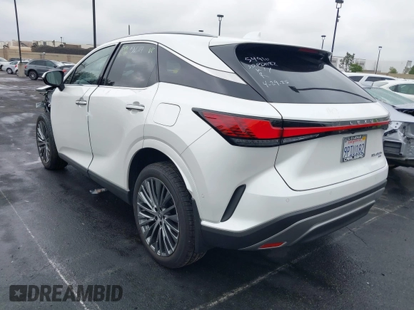 2024 Lexus RX 450h+ Luxury with VIN JTJCJMGA1R2021146, listed as a IAAI auction lot 42204669 with 1,947 mi miles and . Bid and sale history available at DreamBid. Image 3.