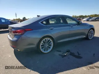 2015 Hyundai Genesis 3.8L with VIN KMHGN4JE4FU100178, listed as a Copart auction lot 75723694 with 112,114 mi miles and Salvage Title. Bid and sale history available at carsss.com. Image 3.