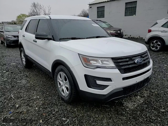 2016 Ford Utility Police Interceptor with VIN 1FM5K8AR3GGA48391, listed as a Copart auction lot 50031855 with 0 mi miles and Salvage Title. Bid and sale history available at carsss.com. Image 15.