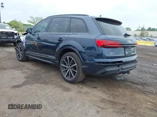 2023 Audi Q7 Premium Plus with VIN WA1LXBF77PD020848, listed as a IAAI auction lot 42205850 with 29,085 mi miles and . Bid and sale history available at DreamBid. Image 3.