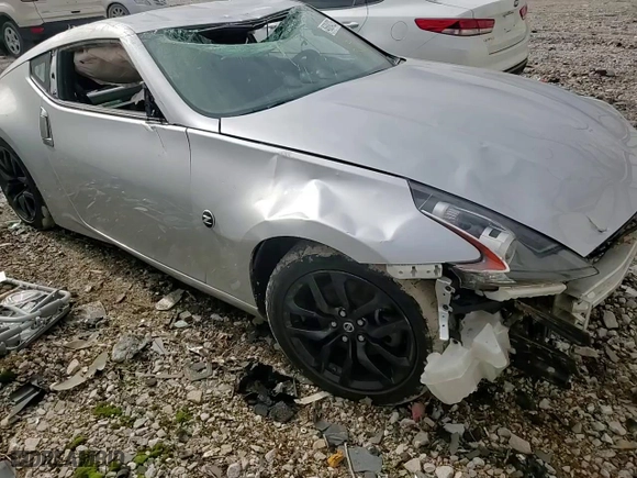 2020 Nissan 370Z Coupe Sport Touring with VIN JN1AZ4EH8LM823419, listed as a Copart auction lot 46894225 with 0 miles and Salvage Title. Bid and sale history available at carsss.com. Image 13.