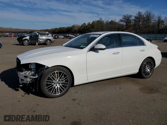 2023 Mercedes-Benz C 300 with VIN W1KAF4HB6PR082490, listed as a Copart auction lot 42681225 with 11,890 mi miles and Salvage Title. Bid and sale history available at DreamBid. Image 1.