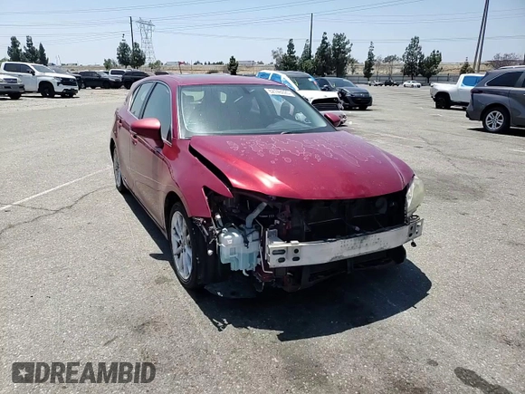 2012 Lexus CT 200h with VIN JTHKD5BH9C2095291, listed as a Copart auction lot 62746025 with 237,020 mi miles and Salvage title. Bid and sale history available at DreamBid. Image 13.