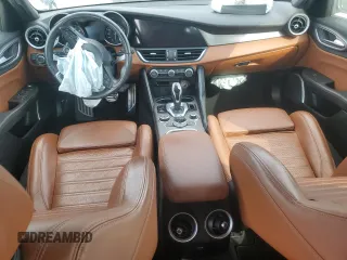2021 Alfa Romeo Giulia Ti Sport with VIN ZARFAMBN1M7649574, listed as a Copart auction lot 49258235 with 33,004 mi miles and Clean title. Bid and sale history available at DreamBid. Image 8.