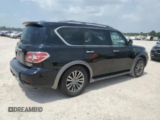 2018 Nissan Armada Platinum with VIN JN8AY2NF7J9333397, listed as a Copart auction lot 61851004 with 134,845 mi miles and Clean Title. Bid and sale history available at carsss.com. Image 3.