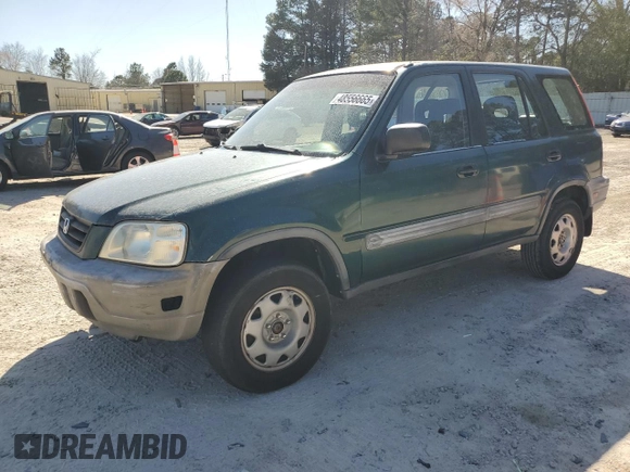 2000 Honda CR-V LX with VIN JHLRD1840YC033134, listed as a Copart auction lot 48556665 with 202,774 mi miles and Salvage Title. Bid and sale history available at carsss.com. Image 1.