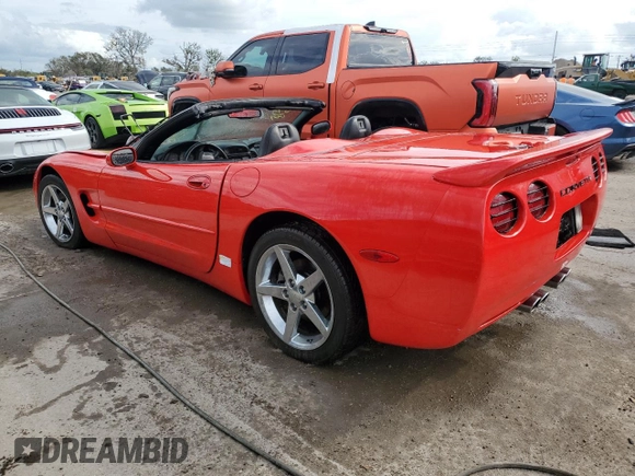 1999 Chevrolet Corvette with VIN 1G1YY32G4X5100065, listed as a Copart auction lot 75846354 with 48,121 mi miles and Salvage Title. Bid and sale history available at carsss.com. Image 2.