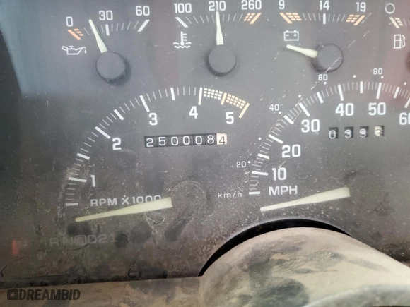 1993 Chevrolet C/K 1500 with VIN 1GCEC14K7PZ173387, listed as a Copart auction lot 87229964 with 2,500,084 mi miles and Salvage Title. Bid and sale history available at carsss.com. Image 9.