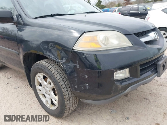 2004 Acura MDX Touring Pkg with VIN 2HNYD18694H551917, listed as a IAAI auction lot 42130100 with 207,699 mi miles. Bid and sale history available at carsss.com. Image 14.