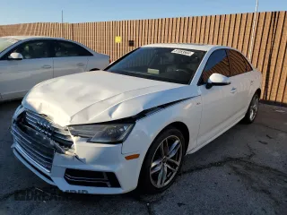 2017 Audi A4 Season of Audi ultra Premium with VIN WAUKMAF40HN043715, listed as a Copart auction lot 81083904 with 100,140 mi miles and Salvage Title. Bid and sale history available at carsss.com. Image 1.