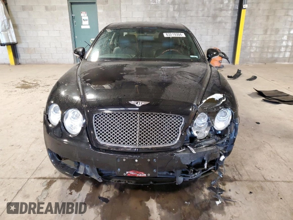 2006 Bentley Flying Spur with VIN SCBBR53W76C034894, listed as a Copart auction lot 83219304 with 76,725 mi miles and Salvage Title. Bid and sale history available at DreamBid. Image 5.