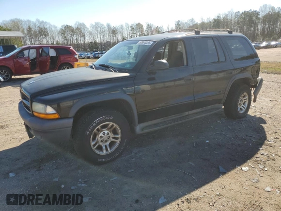 2003 Dodge Durango Sport with VIN 1D4HS38N33F515576, listed as a Copart auction lot 50694365 with 187,847 mi miles and Salvage title. Bid and sale history available at DreamBid. Image 1.