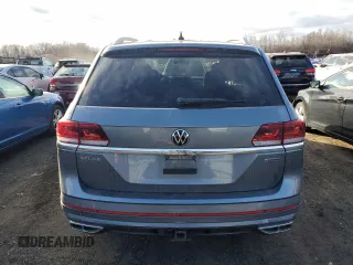2022 Volkswagen Atlas 3.6L V6 SEL R-Line with VIN 1V2AR2CA1NC517564, listed as a Copart auction lot 88488245 with 80,121 mi miles and Salvage Title. Bid and sale history available at carsss.com. Image 6.