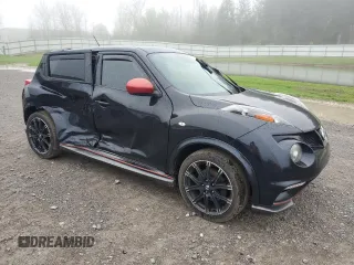 2013 Nissan Juke Nismo z VIN JN8AF5MV2DT221520, wystawiony jako Copart lot #55310605 z przebiegiem 83 224 mil mil oraz Szkoda całkowita • Salvage title. Historia ofert i sprzedaży dostępna na DreamBid. Obrazek 4.