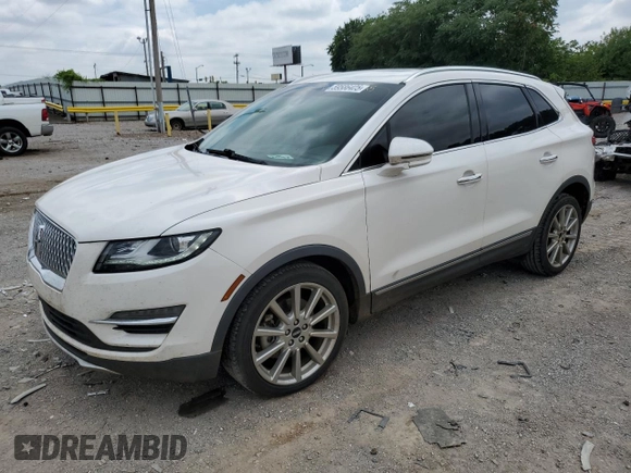 2019 Lincoln MKC Reserve with VIN 5LMCJ3C97KUL26887, listed as a Copart auction lot 59586425 with 151,846 mi miles and Salvage title. Bid and sale history available at DreamBid. Image 1.