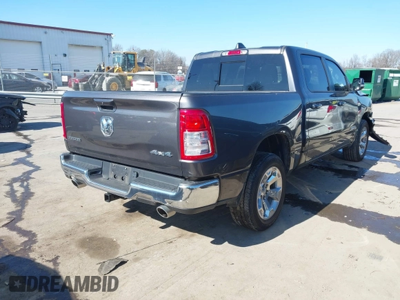 2022 Ram 1500 Big Horn with VIN 1C6SRFFT4NN428027, listed as a IAAI auction lot 41656564 with 14,754 mi miles. Bid and sale history available at carsss.com. Image 4.