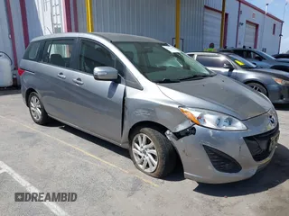 2015 Mazda 5 Sport with VIN JM1CW2BL8F0185437, listed as a IAAI auction lot 41932380 with 90,029 mi miles. Bid and sale history available at carsss.com. Image 1.