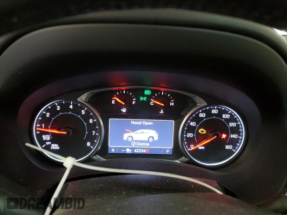 2022 GMC Terrain SLT with VIN 3GKALVEV1NL125357, listed as a Copart auction lot 45694985 with 42,334 mi miles and Salvage title. Bid and sale history available at DreamBid. Image 9.