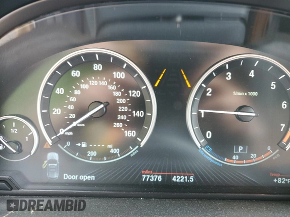 2015 BMW X3 xDrive28i with VIN 5UXWX9C5XF0D60582, listed as a Copart auction lot 56745305 with 77,376 mi miles and Salvage Title. Bid and sale history available at DreamBid. Image 9.