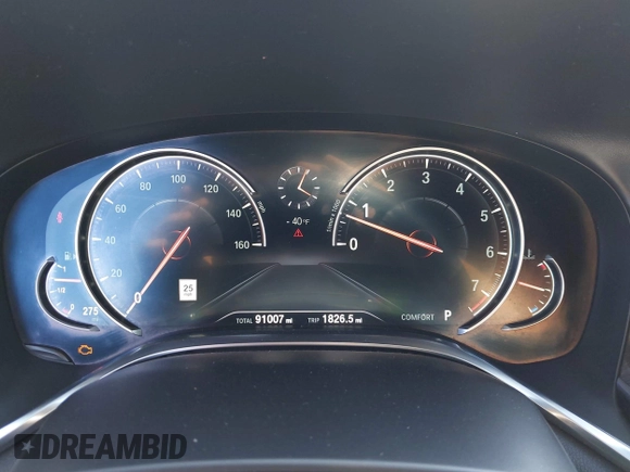 2016 BMW 7 Series 750i xDrive with VIN WBA7F2C52GG417733, listed as a IAAI auction lot 42040625 with 91,007 mi miles. Bid and sale history available at carsss.com. Image 7.