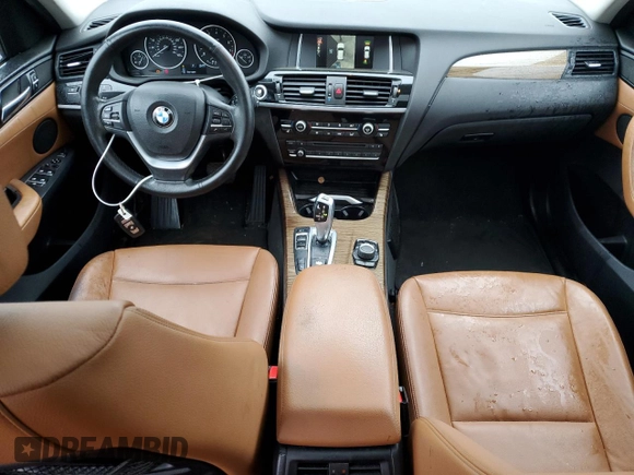 2016 BMW X3 sDrive28i with VIN 5UXWZ7C51G0T42789, listed as a Copart auction lot 48035665 with 96,792 mi miles and Salvage Title. Bid and sale history available at DreamBid. Image 8.