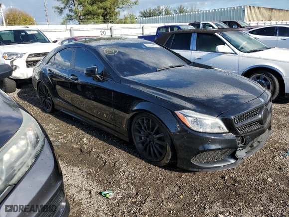 2015 Mercedes-Benz CLS-Class CLS 550 with VIN WDDLJ7DBXFA148888, listed as a Copart auction lot 49146993 with 0 mi miles. Bid and sale history available at carsss.com. Image 4.