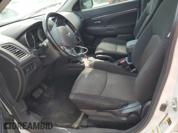 2017 Mitsubishi Outlander ES with VIN JA4AP3AU7HZ002767, listed as a Copart auction lot 55494795 with 157,138 mi miles and Salvage title. Bid and sale history available at DreamBid. Image 7.