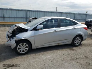 2013 Hyundai Accent GLS with VIN KMHCT4AE1DU444326, listed as a Copart auction lot 50710825 with 113,667 mi miles and Salvage Title. Bid and sale history available at carsss.com. Image 1.